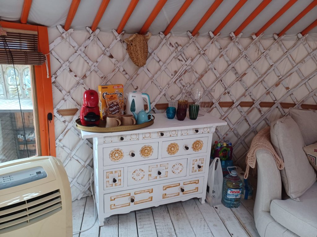 Eco-friendly yurt for glamping in Costa Blanca near Javea